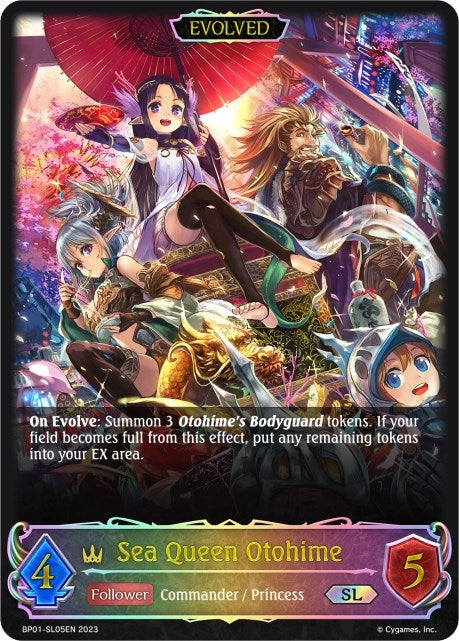 Image for Sea Queen Otohime (SL) (Evolved) (BP01: Advent of Genesis) (BP01-SL05EN) - Shadowverse: Evolve