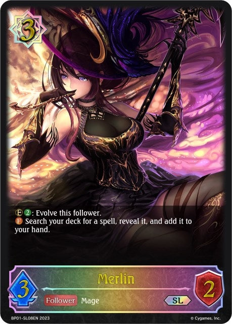 Image for Merlin (SL) (BP01: Advent of Genesis) (BP01-SL08EN) - Shadowverse: Evolve