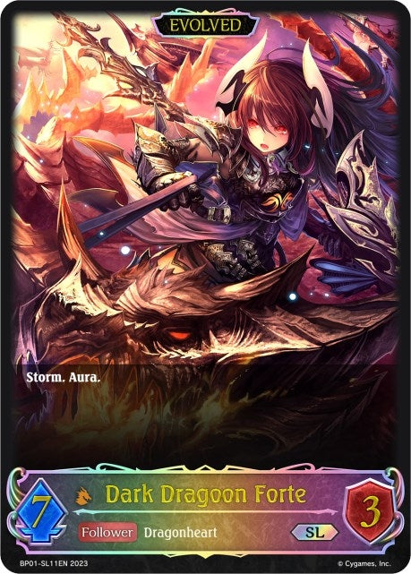 Image for Dark Dragoon Forte (SL) (Evolved) (BP01: Advent of Genesis) (BP01-SL11EN) - Shadowverse: Evolve