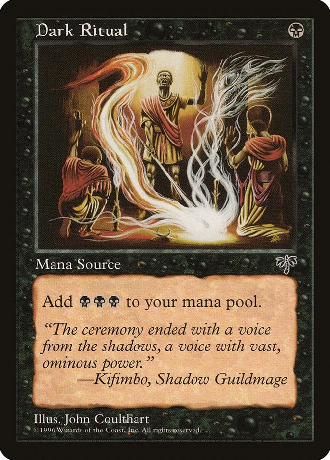 Image for Dark Ritual (Mirage) - Magic: The Gathering