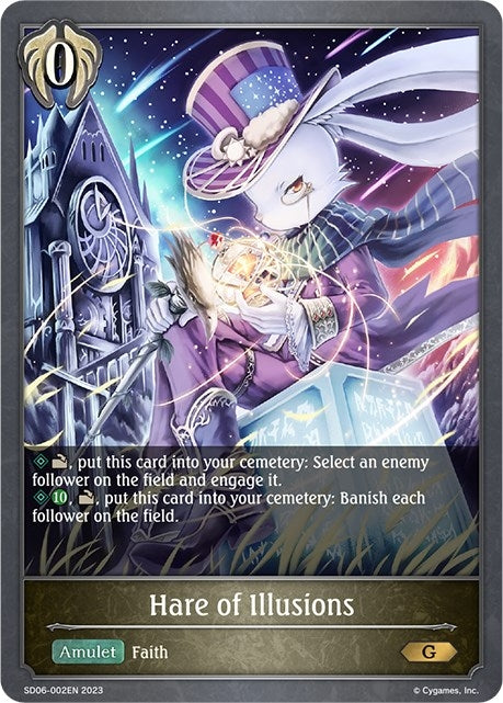 Image for Hare of Illusions (SD06: Maculate Ablution) (SD06-002EN) - Shadowverse: Evolve