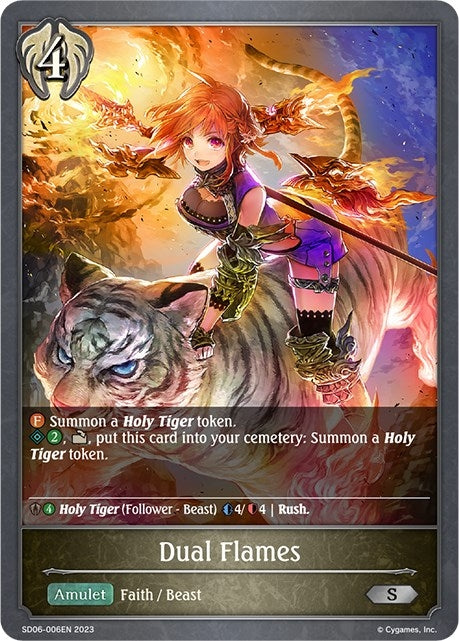 Image for Dual Flames (SD06: Maculate Ablution) (SD06-006EN) - Shadowverse: Evolve