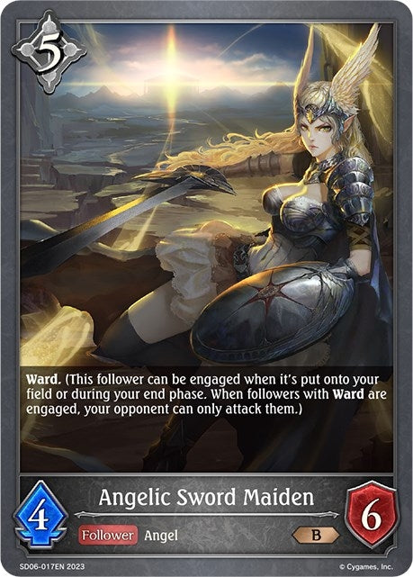 Image for Angelic Sword Maiden (SD06: Maculate Ablution) (SD06-017EN) - Shadowverse: Evolve