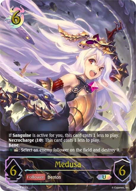 Image for Medusa (U) (BP01: Advent of Genesis) (BP01-U05EN) - Shadowverse: Evolve