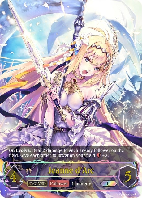 Image for Jeanne d'Arc (U) (Evolved) (BP01: Advent of Genesis) (BP01-U06EN) - Shadowverse: Evolve