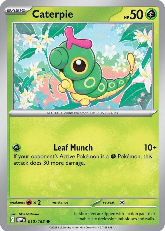 Image for Caterpie (SV: Scarlet & Violet 151) (010/165) - Pokemon