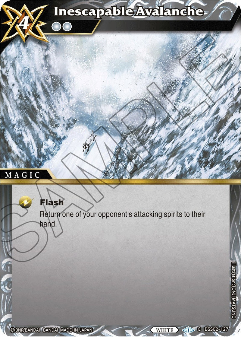 Image for Inescapable Avalanche (False Gods) (BSS02-127) - Battle Spirits Saga