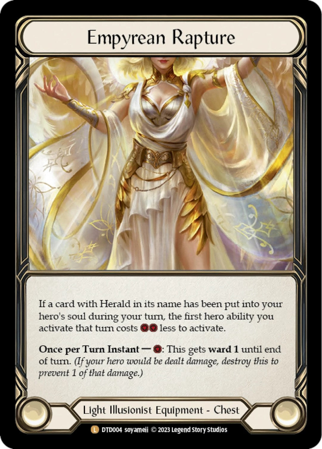 Image for Empyrean Rapture (Dusk till Dawn) (DTD004) - Flesh and Blood TCG