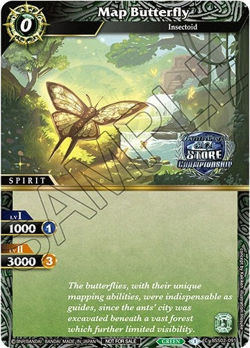 Image for Map Butterfly (Championship Card Pack 2023 Vol. 2) (Battle Spirits Saga Promo Cards) (BSS02-091) - Battle Spirits Saga