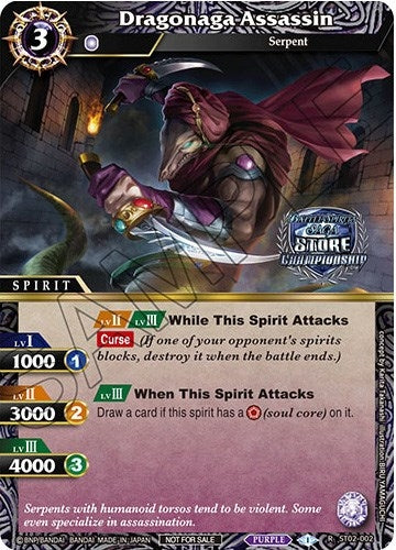 Image for Dragonaga Assassin (Championship Card Set 2023 Vol. 2) (Battle Spirits Saga Promo Cards) (ST02-002) - Battle Spirits Saga