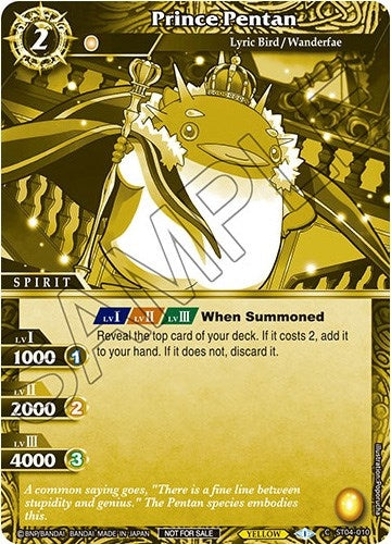 Image for Prince Pentan (Event Pack Vol. 2) (Launch & Event Promos) (ST04-010) - Battle Spirits Saga