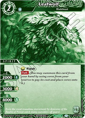 Image for Leafwolf (Event Pack Vol. 2) (Launch & Event Promos) (ST05-006) - Battle Spirits Saga