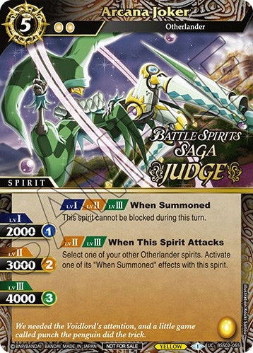 Image for Arcana Joker (Judge Pack Vol. 2) (Battle Spirits Saga Promo Cards) (BSS02-065) - Battle Spirits Saga