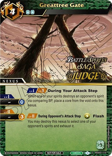 Image for Greattree Gate (Judge Pack Vol. 2) (Battle Spirits Saga Promo Cards) (BSS02-113) - Battle Spirits Saga