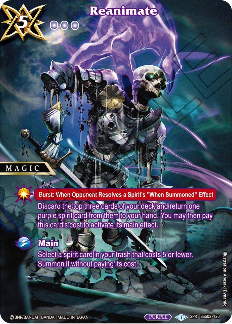 Image for Reanimate (SPR) (False Gods) (BSS02-120) - Battle Spirits Saga