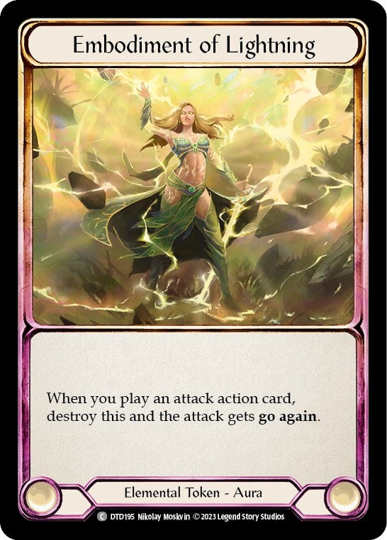 Image for Embodiment of Lightning (Dusk till Dawn) (DTD195) - Flesh and Blood TCG