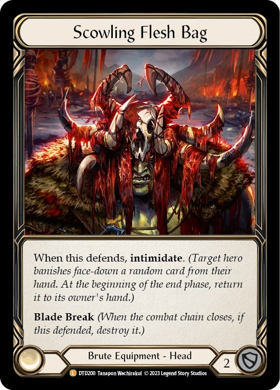Image for Scowling Flesh Bag (Dusk till Dawn) (DTD200) - Flesh and Blood TCG