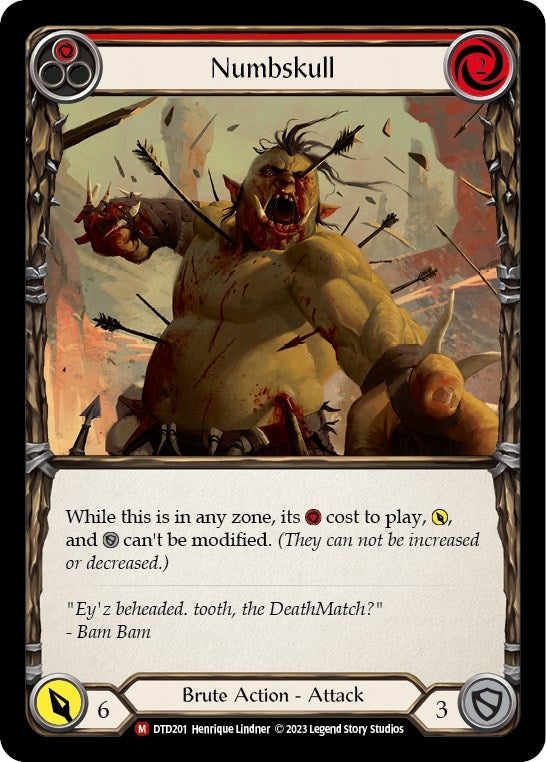 Image for Numbskull (Dusk till Dawn) (DTD201) - Flesh and Blood TCG
