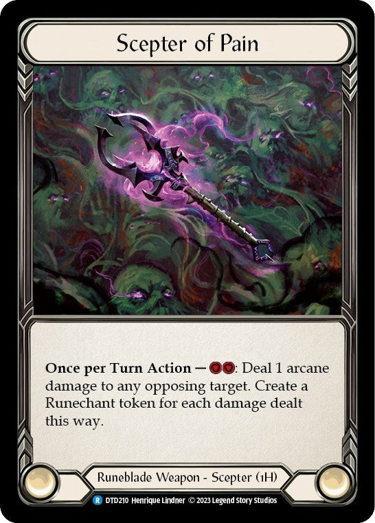 Image for Scepter of Pain (Dusk till Dawn) (DTD210) - Flesh and Blood TCG
