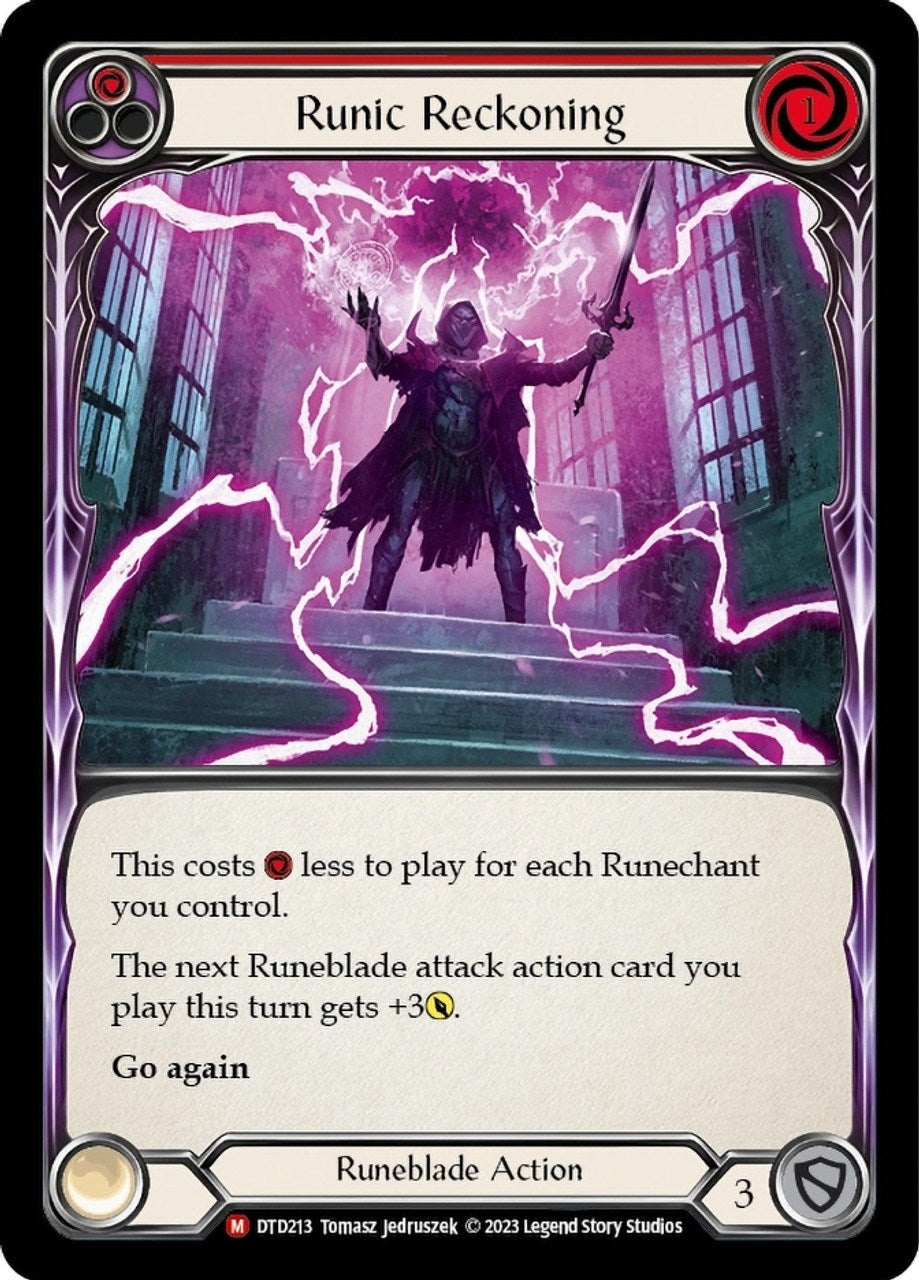 Image for Runic Reckoning (Dusk till Dawn) (DTD213) - Flesh and Blood TCG