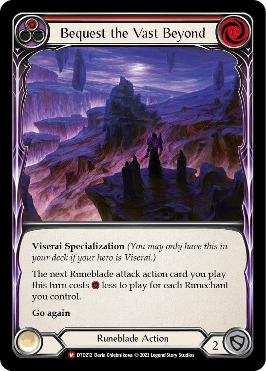 Image for Bequest the Vast Beyond (Dusk till Dawn) (DTD212) - Flesh and Blood TCG
