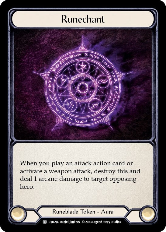 Image for Runechant (Dusk till Dawn) (DTD214) - Flesh and Blood TCG