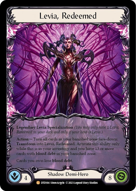 Image for Levia, Redeemed // Blasmophet, Levia Consumed (Dusk till Dawn) (DTD164) - Flesh and Blood TCG