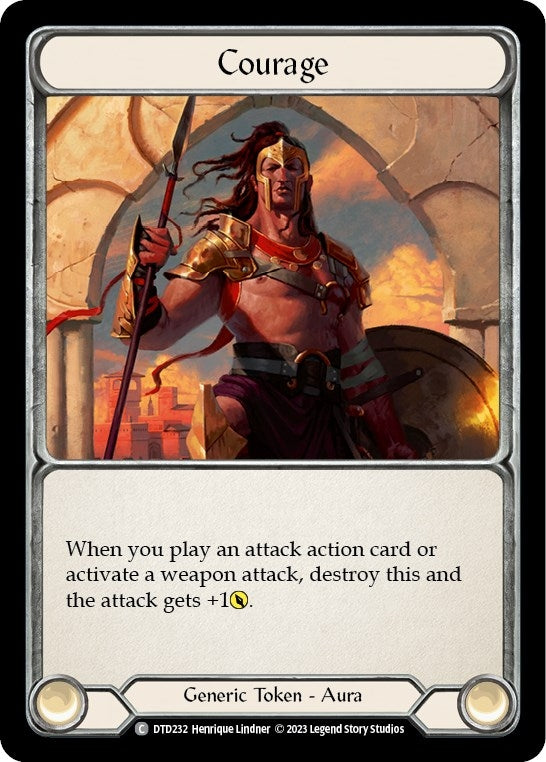 Image for Courage (Dusk till Dawn) (DTD232) - Flesh and Blood TCG