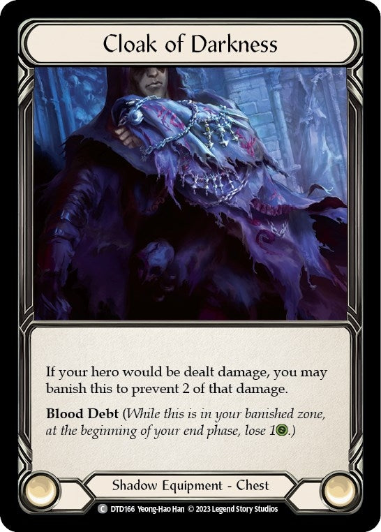 Image for Cloak of Darkness (Dusk till Dawn) (DTD166) - Flesh and Blood TCG