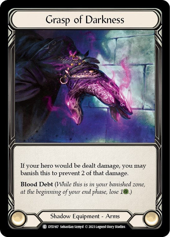 Image for Grasp of Darkness (Dusk till Dawn) (DTD167) - Flesh and Blood TCG
