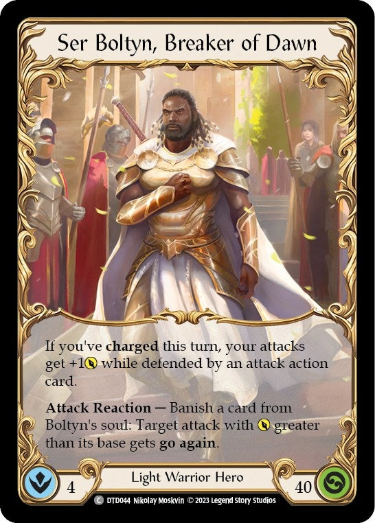 Image for Ser Boltyn, Breaker of Dawn (Dusk till Dawn) (DTD044) - Flesh and Blood TCG