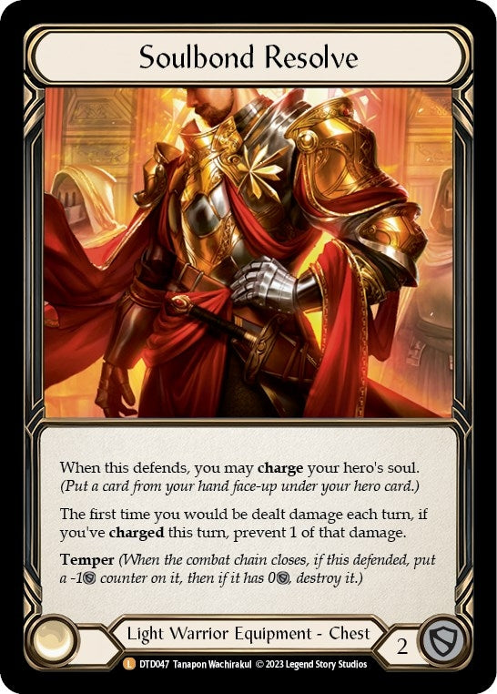 Image for Soulbond Resolve (Dusk till Dawn) (DTD047) - Flesh and Blood TCG