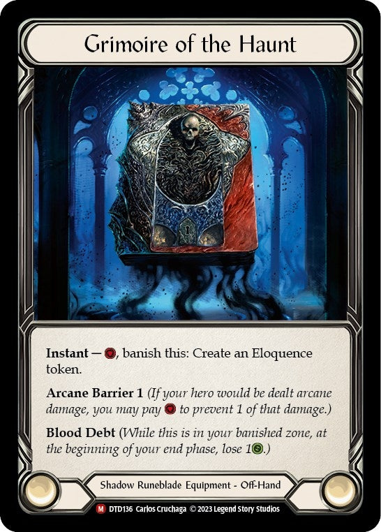 Image for Grimoire of the Haunt (Dusk till Dawn) (DTD136) - Flesh and Blood TCG