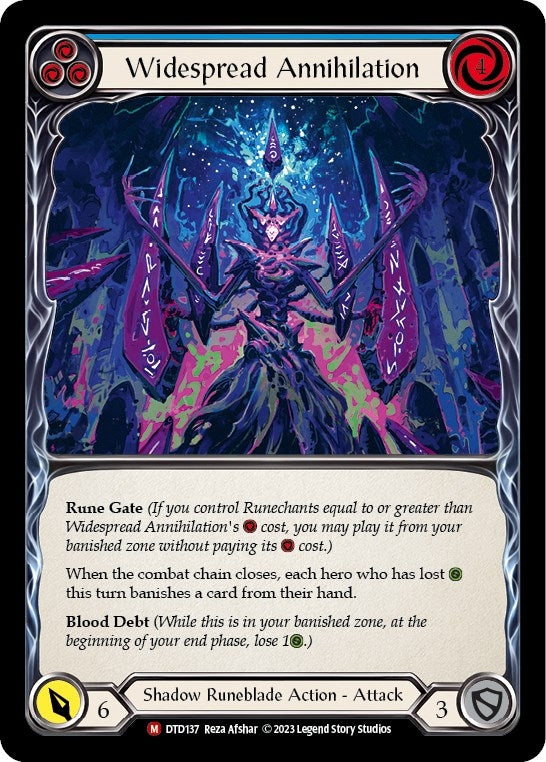 Image for Widespread Annihilation (Dusk till Dawn) (DTD137) - Flesh and Blood TCG