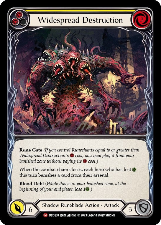 Image for Widespread Destruction (Dusk till Dawn) (DTD138) - Flesh and Blood TCG