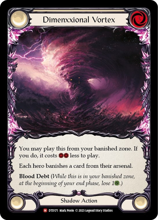 Image for Dimenxxional Vortex (Dusk till Dawn) (DTD171) - Flesh and Blood TCG