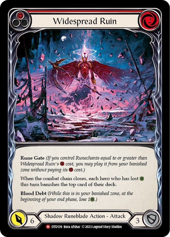 Image for Widespread Ruin (Dusk till Dawn) (DTD139) - Flesh and Blood TCG