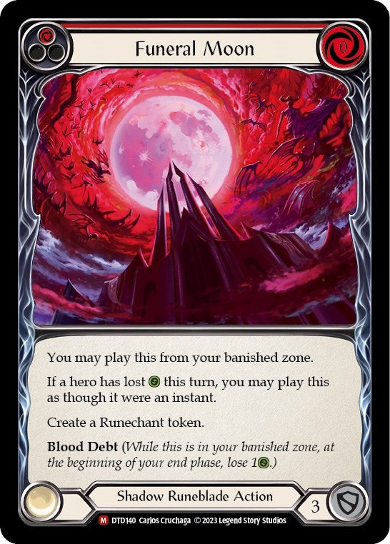 Image for Funeral Moon (Dusk till Dawn) (DTD140) - Flesh and Blood TCG