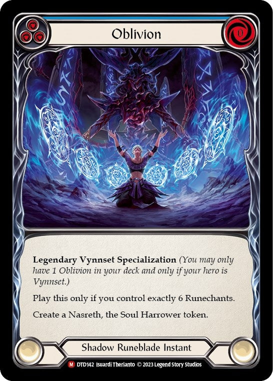 Image for Oblivion (Dusk till Dawn) (DTD142) - Flesh and Blood TCG