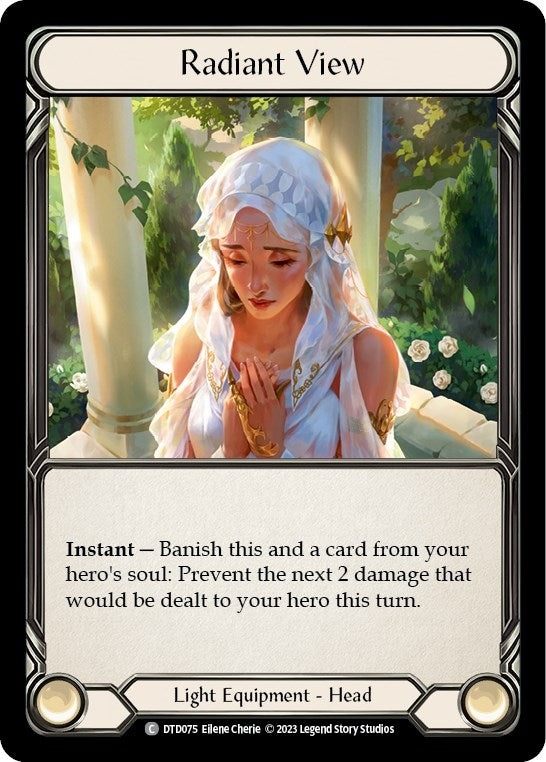 Image for Radiant View (Dusk till Dawn) (DTD075) - Flesh and Blood TCG