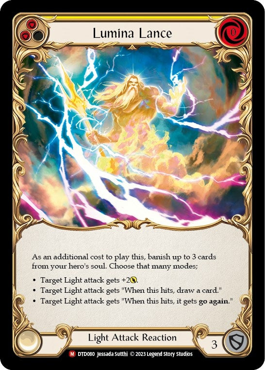 Image for Lumina Lance (Dusk till Dawn) (DTD080) - Flesh and Blood TCG