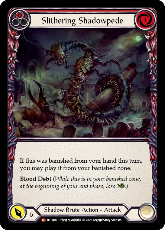 Image for Slithering Shadowpede (Dusk till Dawn) (DTD109) - Flesh and Blood TCG