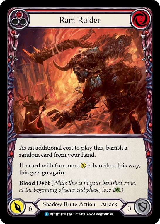 Image for Ram Raider (Red) (Dusk till Dawn) (DTD112) - Flesh and Blood TCG