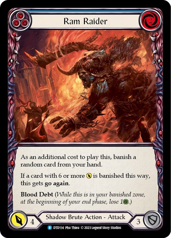 Image for Ram Raider (Blue) (Dusk till Dawn) (DTD114) - Flesh and Blood TCG