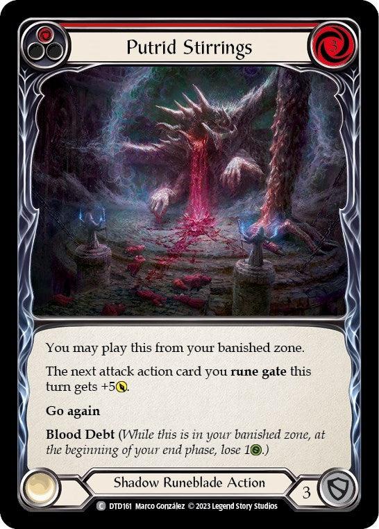 Image for Putrid Stirrings (Red) (Dusk till Dawn) (DTD161) - Flesh and Blood TCG