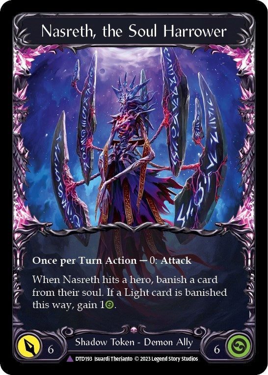 Image for Nasreth, the Soul Harrower (Marvel) (Dusk till Dawn) (DTD193-CF) - Flesh and Blood TCG
