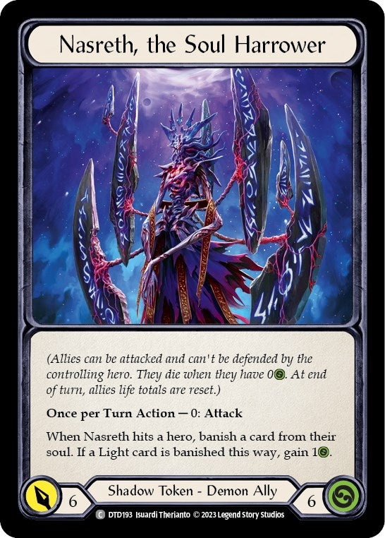 Image for Nasreth, the Soul Harrower (Dusk till Dawn) (DTD193) - Flesh and Blood TCG