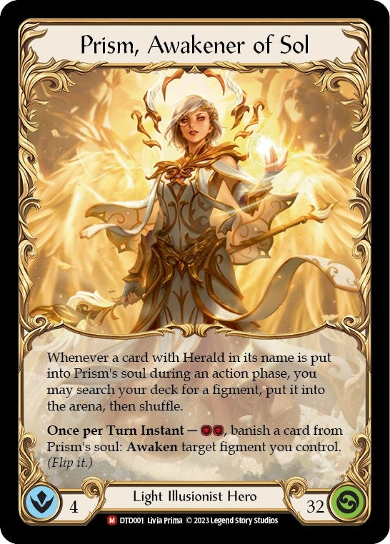 Image for Prism, Awakener of Sol (Dusk till Dawn) (DTD001) - Flesh and Blood TCG