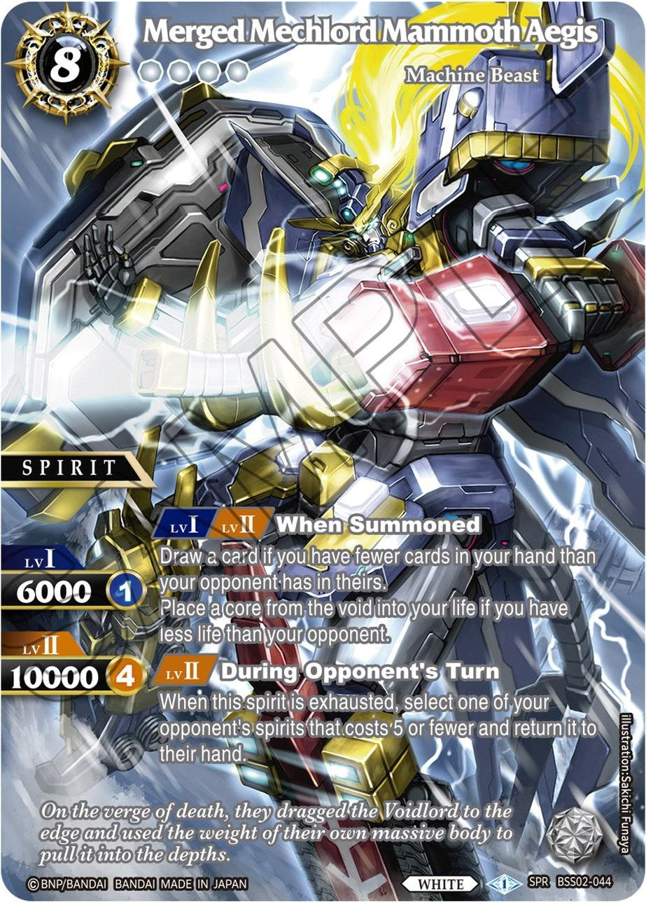 Image for Merged Mechlord Mammoth Aegis (SPR) (False Gods) (BSS02-044) - Battle Spirits Saga