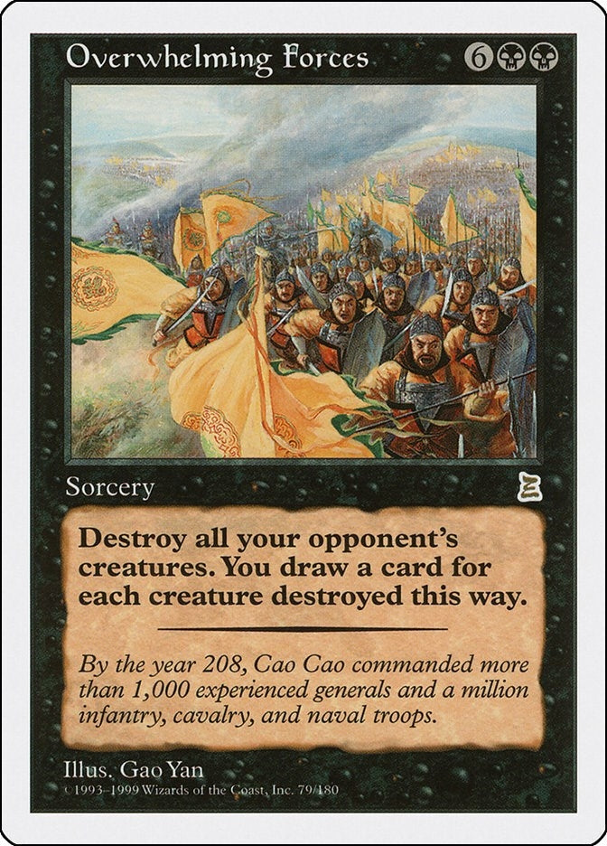 Image for Overwhelming Forces (Portal Three Kingdoms) (79) - Magic: The Gathering